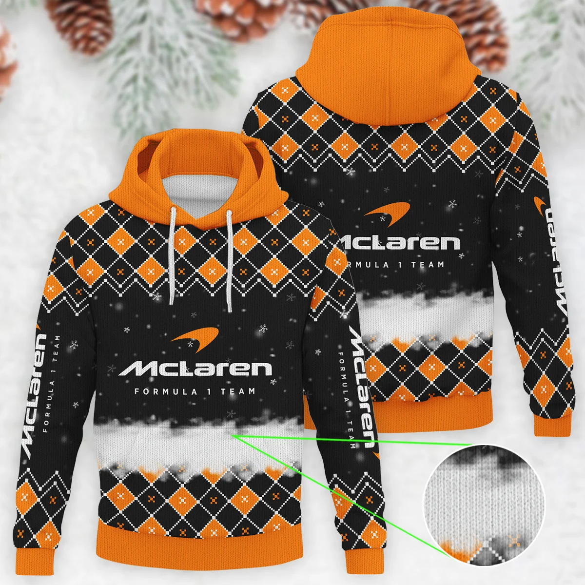 X-Mas McLaren Formula 1 - Knitted Hoodie BLVAF12209250A3MCL