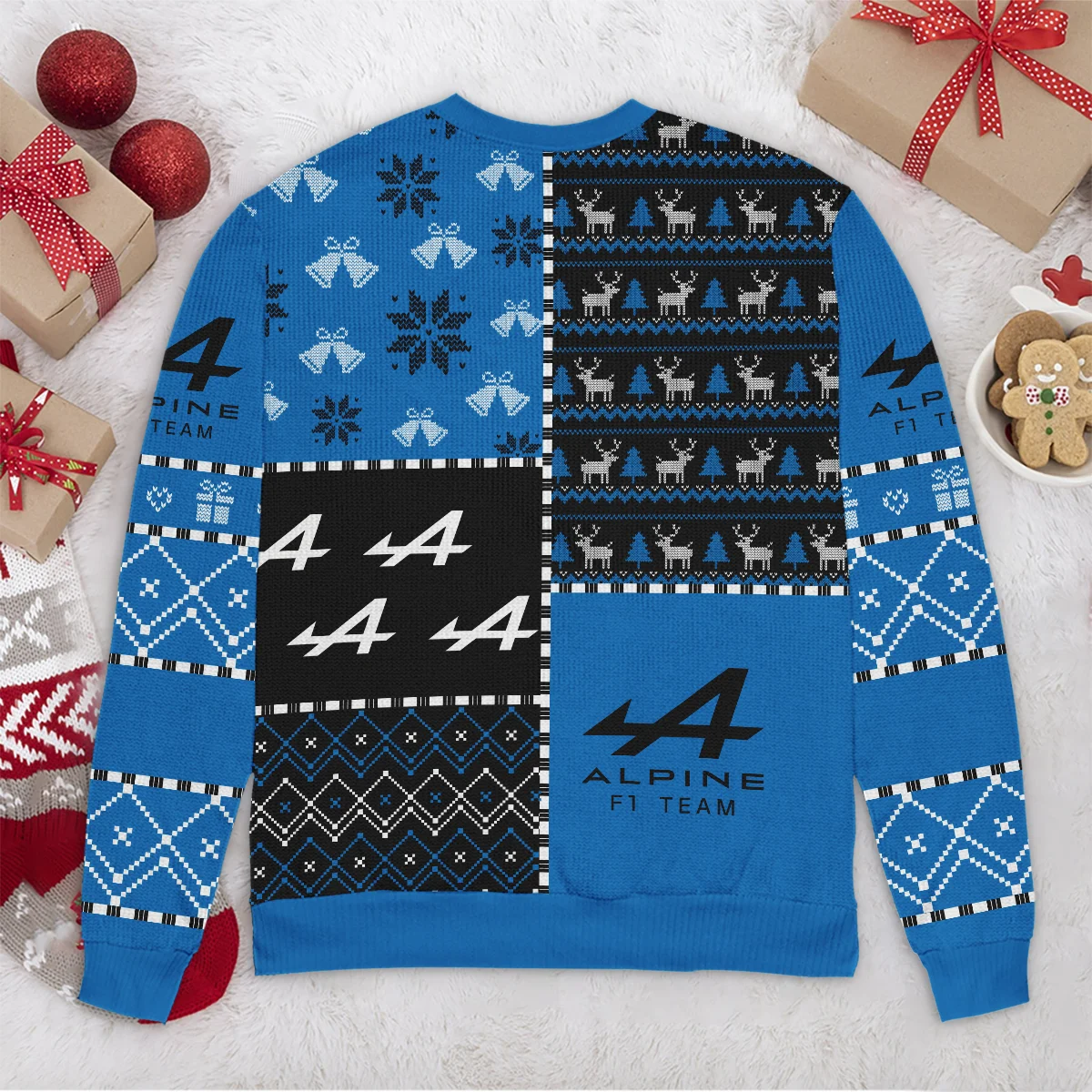 X-Mas Pattern Alpine Formula 1 - Ugly Sweater BLVAF1220925A2ALP - Image 6