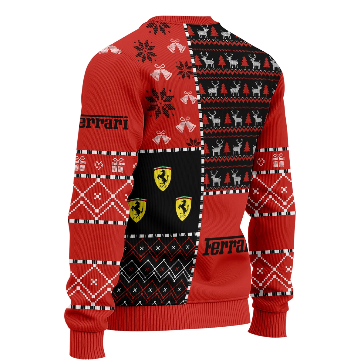 X-Mas Pattern Ferrari Formula 1 - Ugly Sweater BLVAF1220925A2FRR - Image 5