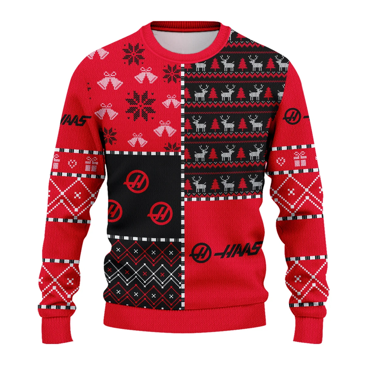 X-Mas Pattern Haas Formula 1 - Ugly Sweater BLVAF1220925A2HAAS - Image 2