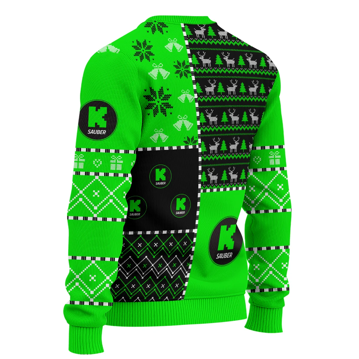 X-Mas Pattern Kick Sauber Formula 1 - Ugly Sweater BLVAF1220925A2KS - Image 5