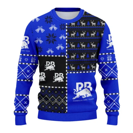 Alternative view of X-Mas Pattern Racing Bulls Formula 1 - Ugly Sweater BLVAF1220925A2RAC