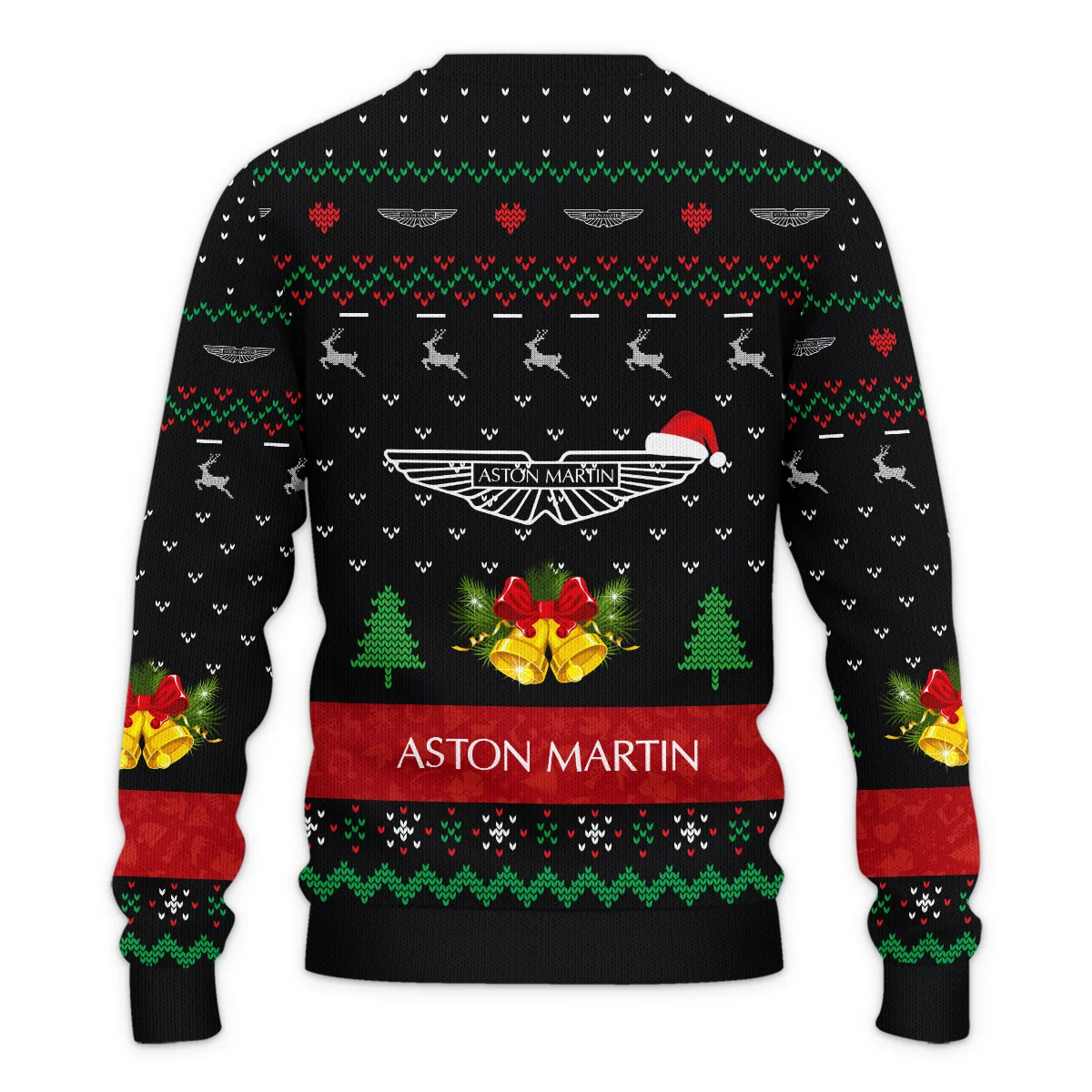 Xmas Pattern Aston Martin Formula 1 - Ugly Sweater BLVAF1220925A29AM - Image 3