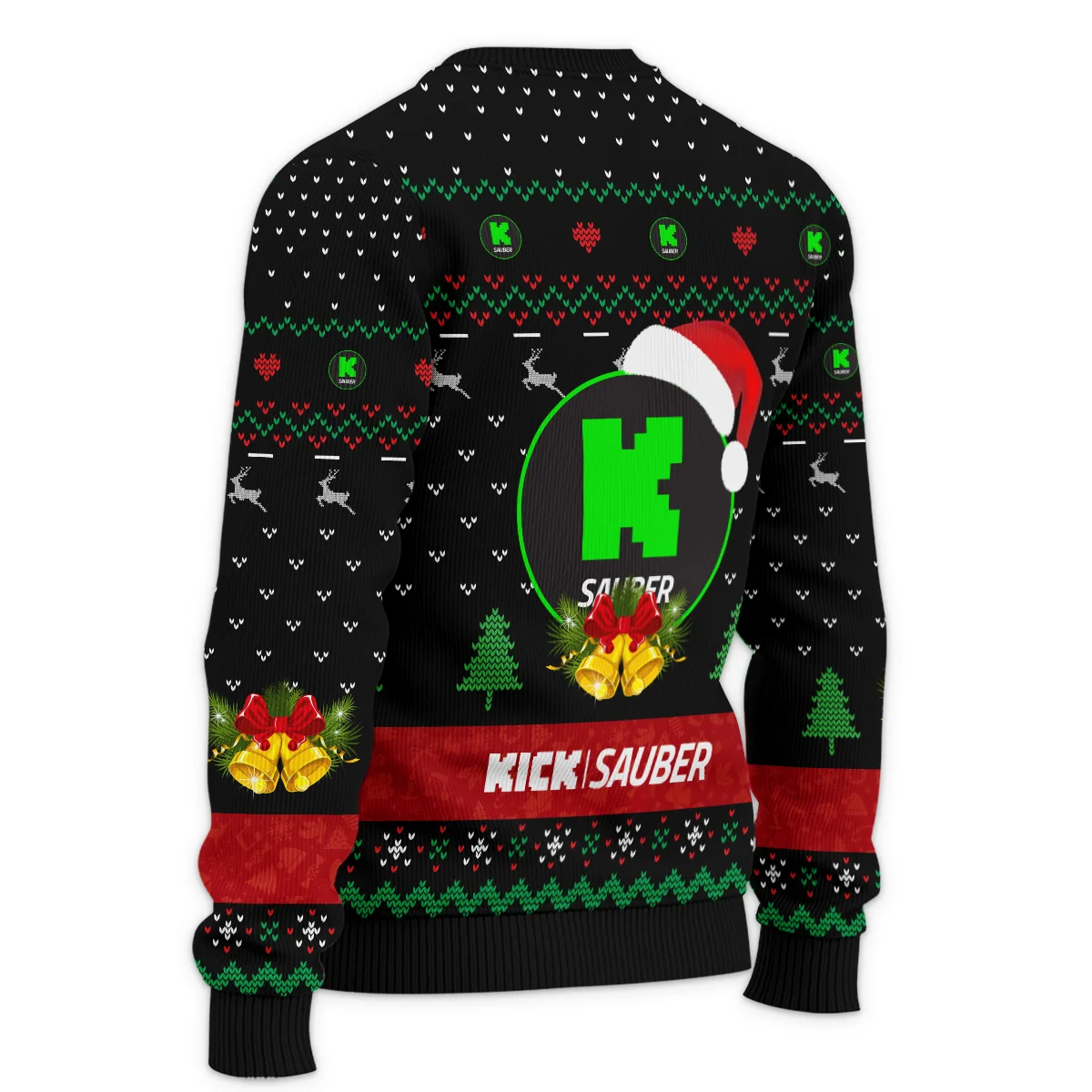 Xmas Pattern Kick Sauber Formula 1 - Ugly Sweater BLVAF1220925A29KS - Image 5