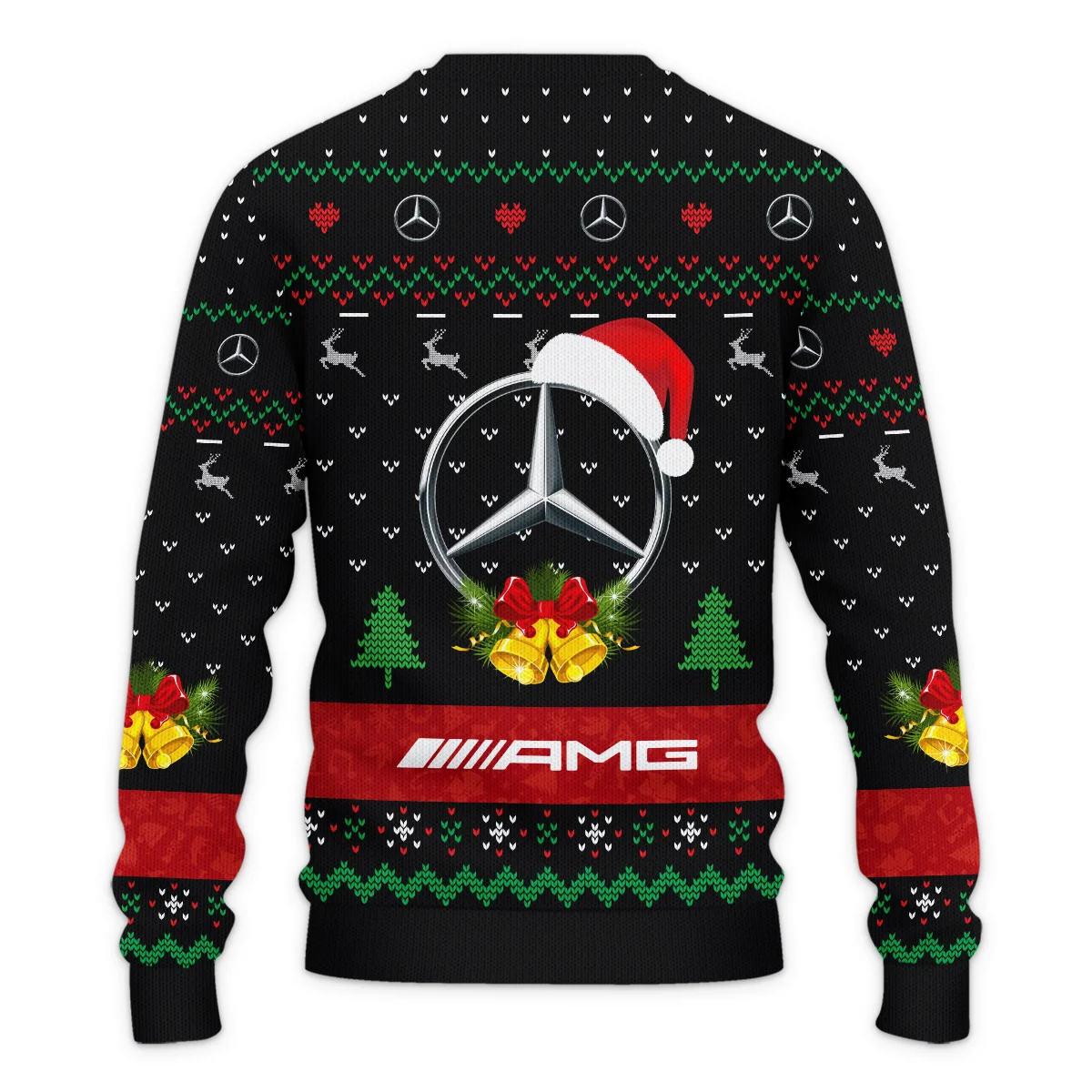 Xmas Pattern Mercedes Formula 1 - Ugly Sweater BLVAF1220925A29MER - Image 3