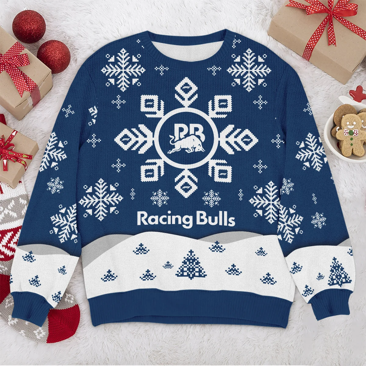 Xmas Pattern Racing Bulls Formula 1 - Ugly Sweater BLVAF1220925A26RAC - Image 4