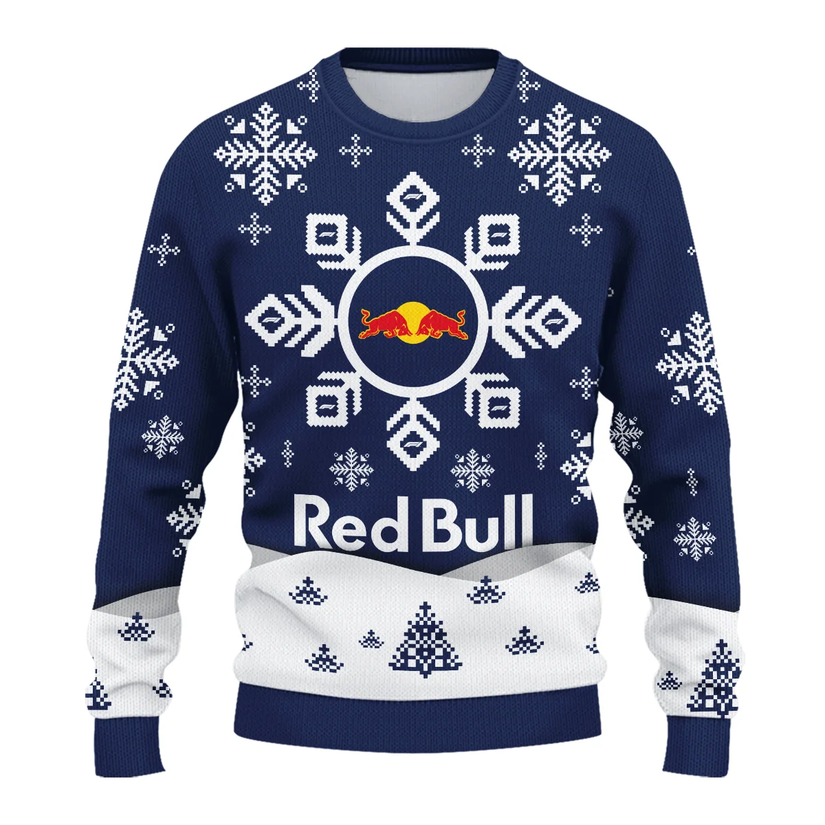Xmas Pattern Red Bull Racing Formula 1 - Ugly Sweater BLVAF1220925A26RBR - Image 2