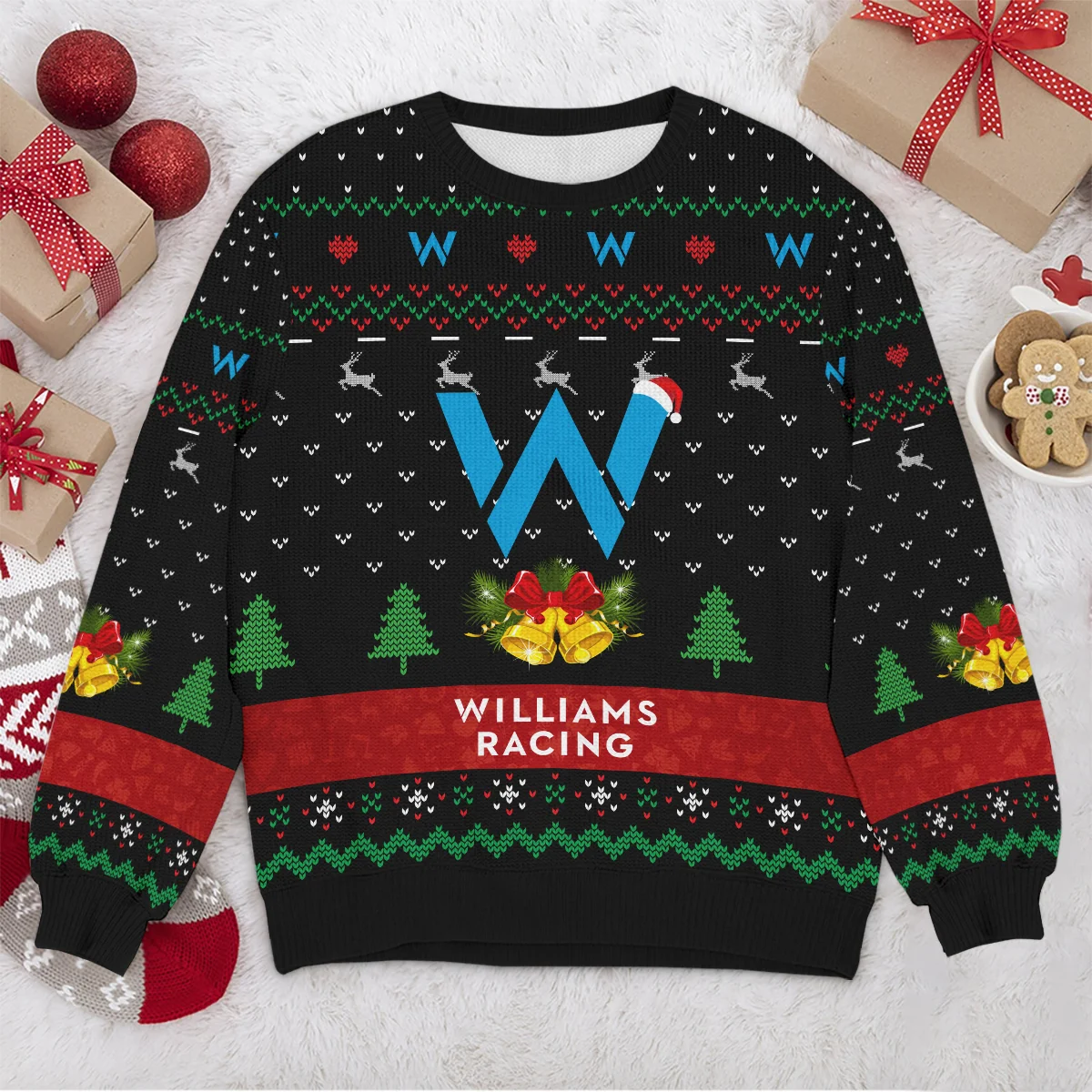 Xmas Pattern Williams Formula 1 - Ugly Sweater BLVAF1220925A29WIL - Image 4