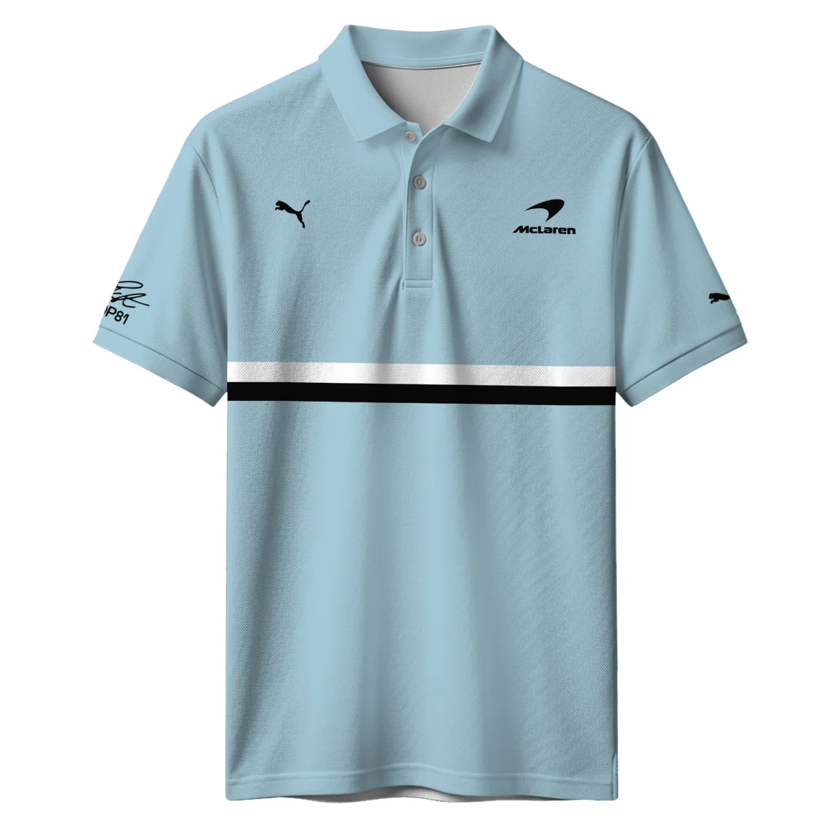 OP81 Oscar Piastri Puma McLaren - Polo Shirt BLOP28326A1PL - Image 2