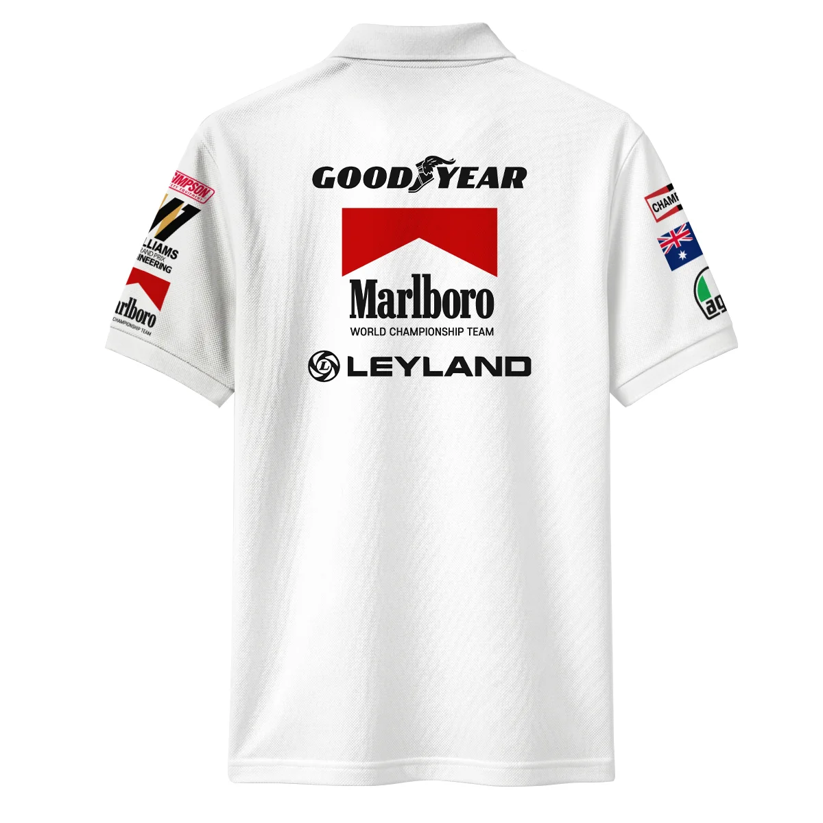 1980 WDC Alan Jones Williams F1 Polo Shirt BLAJ5426A2PL - Image 3