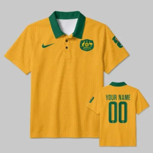 Australia Match Home 2026/27Jersey Polo Shirt All Over Prints - Gift for Australia Fans QTAU030426A1-PL