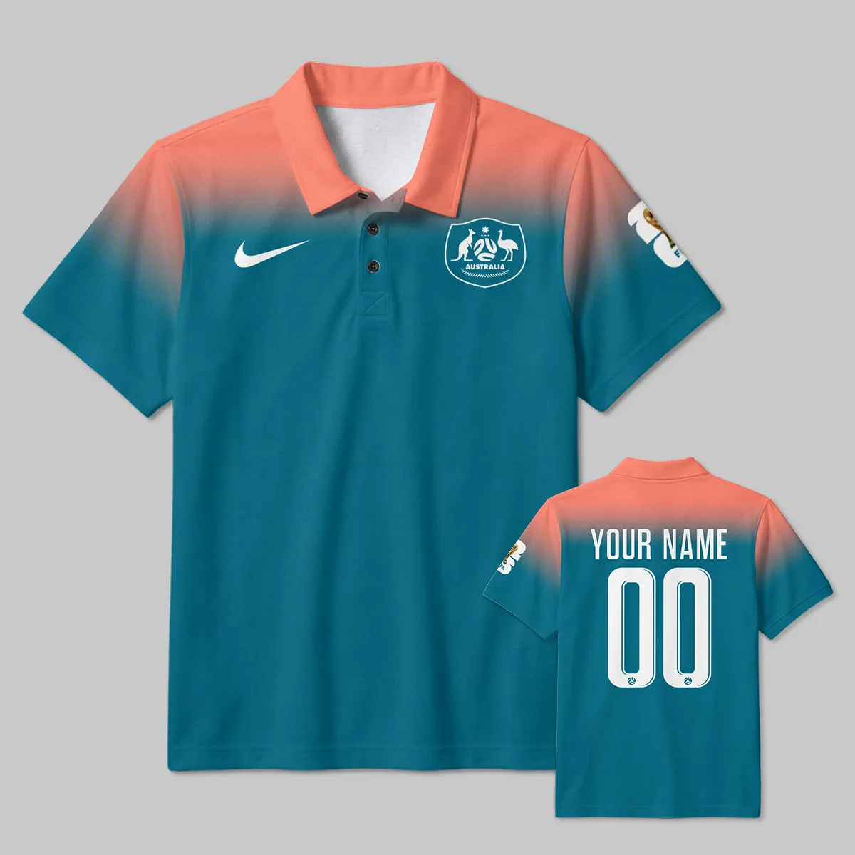 Australia Match Away 2026/27Jersey Polo Shirt All Over Prints - Gift for Australia Fans QTAU030426A7-PL