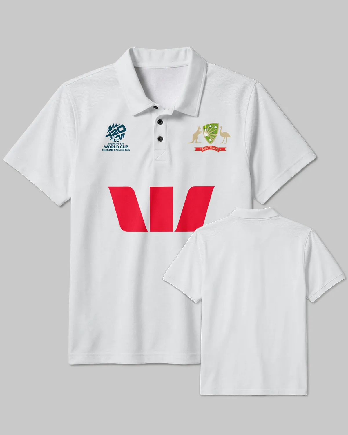 Cricket Cricket Australia Test 2026 Women's T20 World Cup Polo Shirt All Over Prints - Gift for Australia Fans QTCK300326AA6-PL