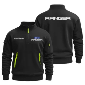 Ford Ranger - Built for Road Trips Ute Drivers 4x4 Owners SUV Lovers Sweatshirt Half Zipper BLC8825A1RNG