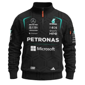 Alternative view of 2026 Kimi Antonelli Mercedes F1 Teamwear Sweatshirt Zipper BLKA29326A1SHZ - Black