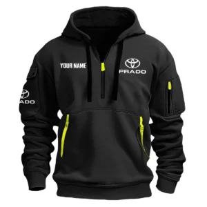 Toyota Prado - Built for Road Trips Ute Drivers 4x4 Owners SUV Lovers Hoodie Half Zipper BLC22525A1PRD