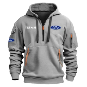 Ford - Built for Road Trips Ute Drivers 4x4 Owners SUV Lovers Hoodie Half Zipper BLC22525A1FRD2