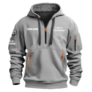 KIA Tasman - Built for Road Trips Ute Drivers 4x4 Owners SUV Lovers Hoodie Half Zipper BLC22525A1TAS