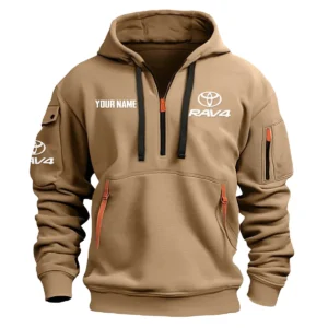 Toyota RAV4 - Built for Road Trips Ute Drivers 4x4 Owners SUV Lovers Hoodie Half Zipper BLC22525A1RAV4
