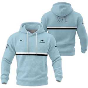 OP81 Oscar Piastri Puma McLaren - Hoodie Quilted Waffle BLOP28326A1HQW
