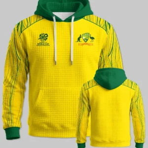 Cricket Australia 2026 Women's T20 World Cup Hoodie Quilted Waffle All Over Prints - Gift for Australia Fans QTCK010426A1-HQW
