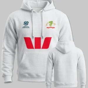 Cricket Cricket Australia Test 2026 Women's T20 World Cup Hoodie Quilted Waffle All Over Prints - Gift for Australia Fans QTCK300326AA6-HQW