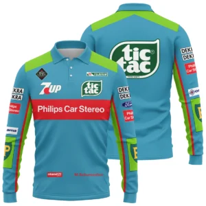 1991 Michael Schumacher Race Suit Long Polo Shirt BLVAMC020925A9LPL - Racing Lifestyle Clothing