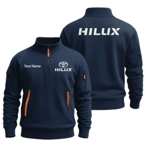 Toyota Hilux - Built for Road Trips Ute Drivers 4x4 Owners SUV Lovers Sweatshirt Half Zipper BLC8825A1HLX