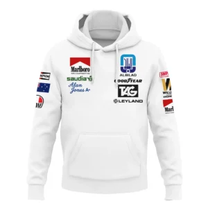 Alternative view of 1980 WDC Alan Jones Williams F1 Hoodie BLAJ5426A2HD