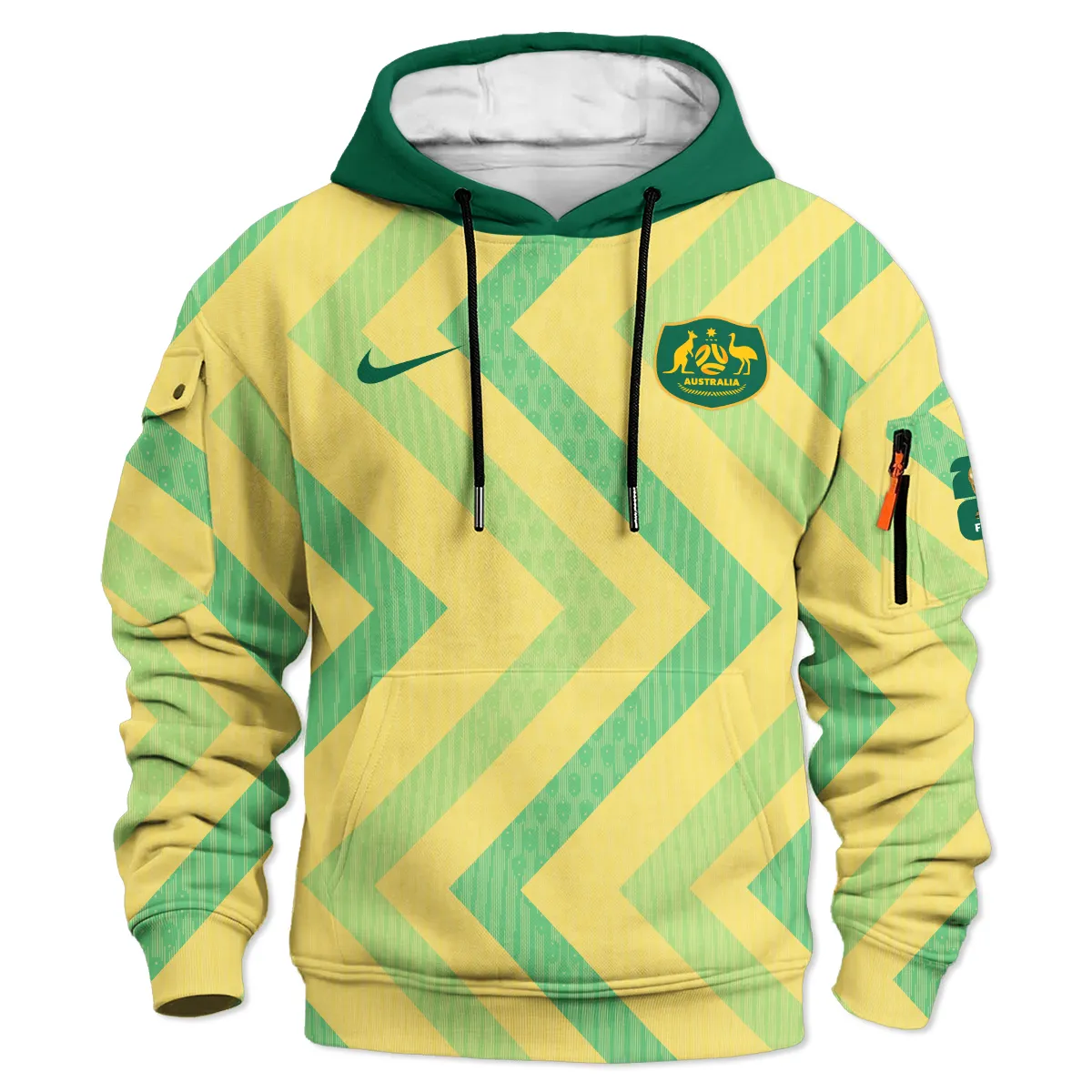 Australia Concept Jersey Cargo Hoodie All Over Prints - Gift for Australia Fans QTAU030426A2-LGE - Image 2