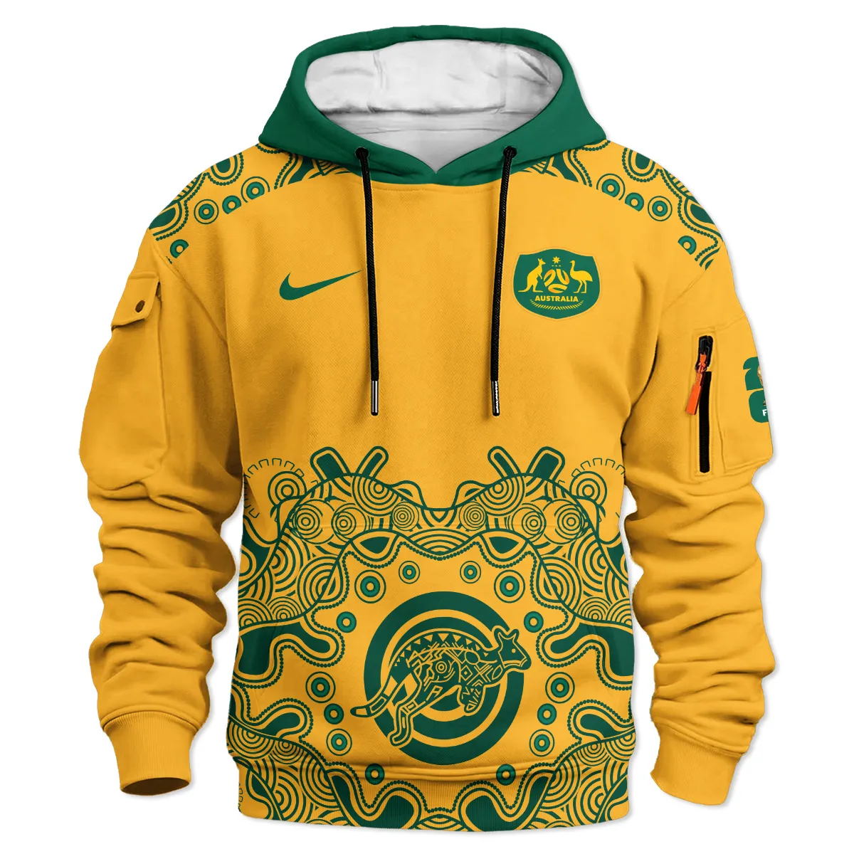 Australia Concept Jersey Cargo Hoodie All Over Prints - Gift for Australia Fans QTAU030426A3-LGE - Image 2