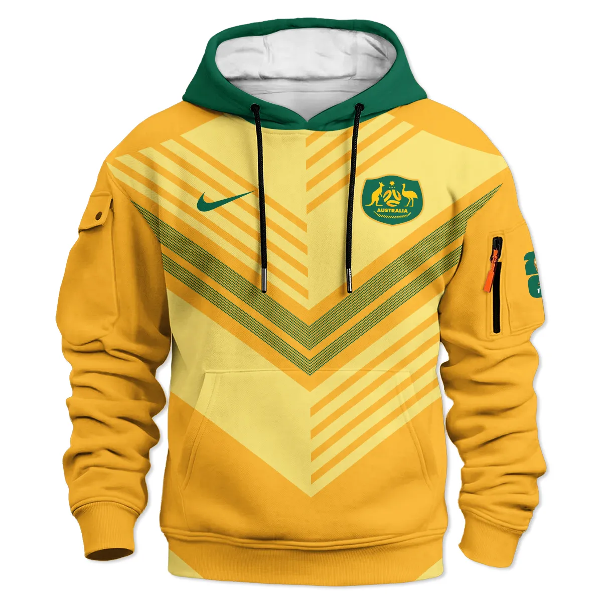 Australia Concept Jersey Cargo Hoodie All Over Prints - Gift for Australia Fans QTAU030426A5-LGE - Image 2
