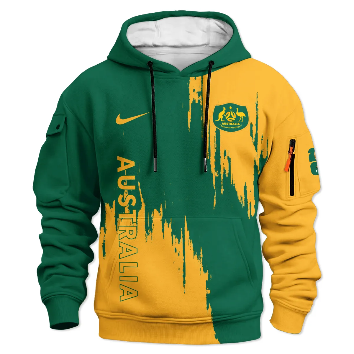 Australia Concept Jersey Cargo Hoodie All Over Prints - Gift for Australia Fans QTAU030426A6-LGE - Image 2