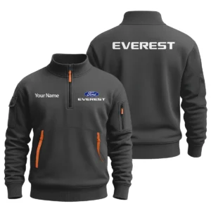 Ford Everest - Built for Road Trips Ute Drivers 4x4 Owners SUV Lovers Sweatshirt Half Zipper BLC8825A1EVT