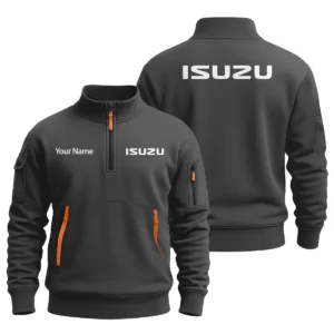 Isuzu - Built for Road Trips Ute Drivers 4x4 Owners SUV Lovers Sweatshirt Half Zipper BLC8825A1ISZ