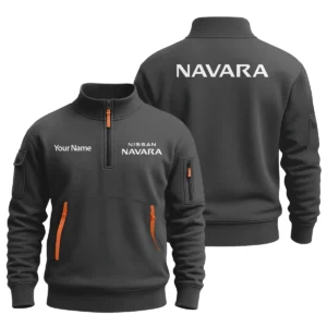 Nissan Navara - Built for Road Trips Ute Drivers 4x4 Owners SUV Lovers Sweatshirt Half Zipper BLC8825A1NVR