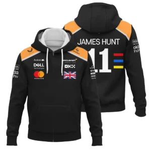 James Hunt x 2025 Edition Zipper Hoodie For Fans BL2725A2ZHD - Racing Lifestyle Clothing