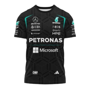 Alternative view of 2026 Kimi Antonelli Mercedes F1 Teamwear T-Shirt BLKA29326A1TS - Black