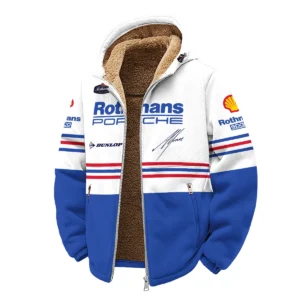 Alternative view of 1984 Alan Jones Rothmans Porsche Sandown 1000 Winter Fleece Jacket BLAJ5426A1WFJ