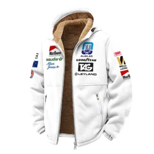 Alternative view of 1980 WDC Alan Jones Williams F1 Winter Fleece Jacket BLAJ5426A2WFJ