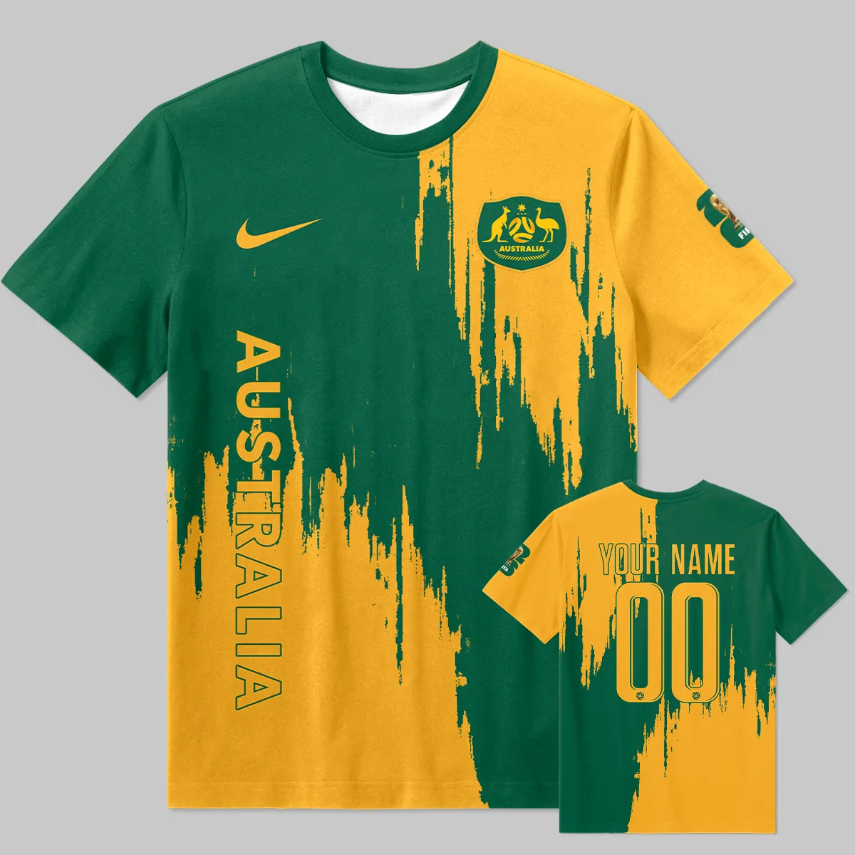 Australia Concept Jersey T-Shirt All Over Prints - Gift for Australia Fans QTAU030426A6-TS