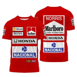 From 1988 to 2026 Lando Norris McLaren F1 Golden Era T-Shirt BLNR3426A1TS