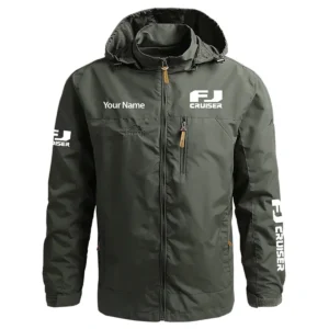 Toyota FJ Cruiser - Built for Road Trips Ute Drivers 4x4 Owners SUV Lovers Waterproof Outdoor Jacket BLC30725A1FJC