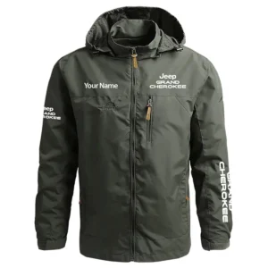 Jeep Grand Cherokee - Built for Road Trips Ute Drivers 4x4 Owners SUV Lovers Waterproof Outdoor Jacket BLC30725A1GCK