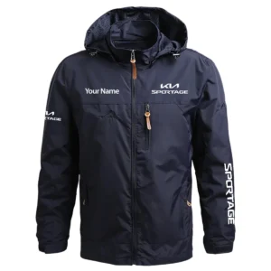 KIA Sportage - Built for Road Trips Ute Drivers 4x4 Owners SUV Lovers Waterproof Outdoor Jacket BLC30725A1SPT