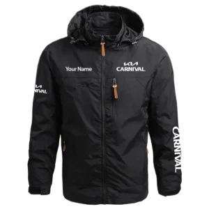 KIA Carnival - Built for Road Trips Ute Drivers 4x4 Owners SUV Lovers Waterproof Outdoor Jacket BLC30725A1CNV