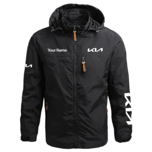 KIA - Built for Road Trips Ute Drivers 4x4 Owners SUV Lovers Waterproof Outdoor Jacket BLC30725A1KIA