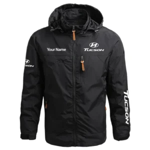 Hyundai Tucson - Built for Road Trips Ute Drivers 4x4 Owners SUV Lovers Waterproof Outdoor Jacket BLC30725A1TSN
