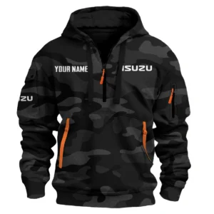 Isuzu - Built for Road Trips Ute Drivers 4x4 Owners SUV Lovers Hoodie Half Zip BLC11625A1ISZ