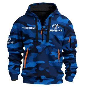 Toyota RAV4 - Built for Road Trips Ute Drivers 4x4 Owners SUV Lovers Hoodie Half Zip BLC11625A1RAV4
